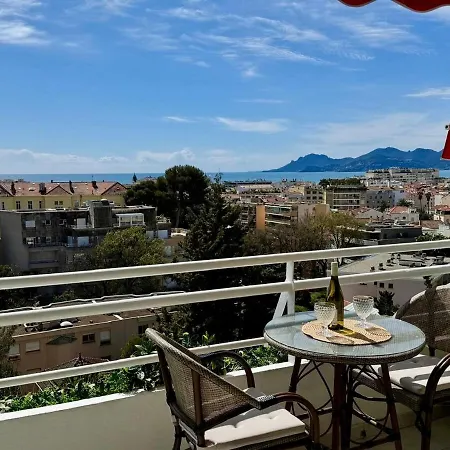 Luxueux 45m2 Vue Panoramique Terrasse Sud Montfleury Proche Banane Cannes